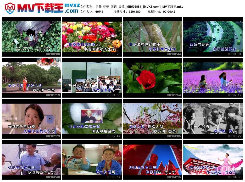 雷佳-春蚕_国语_民歌_MB505884